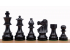 Piezas de ajedrez French Staunton Ebonisadas 3"